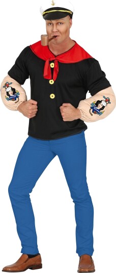 Fiestas Guirca Sterk Sjømann Kostyme Medium 79653