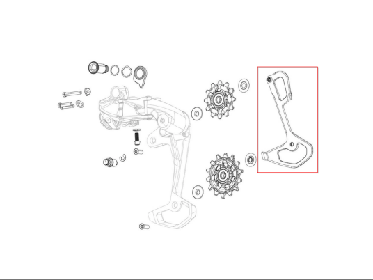 Sram Gx/sx/nx Eagle (Axs) Indre Girarm