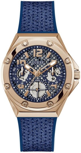 Guess Herreklokke GW0620L3 Asteria Blå/Gummi Ø40 mm Guess Herreklokke GW0620L3 Asteria Blå/Gummi Ø40 mm