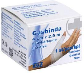 Akla Selvheftende Gasbind   4 cm x 2,5 m