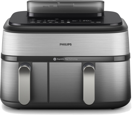 Philips 5000 Series Dobbel Luftfrityr 9L 2750W Sølv