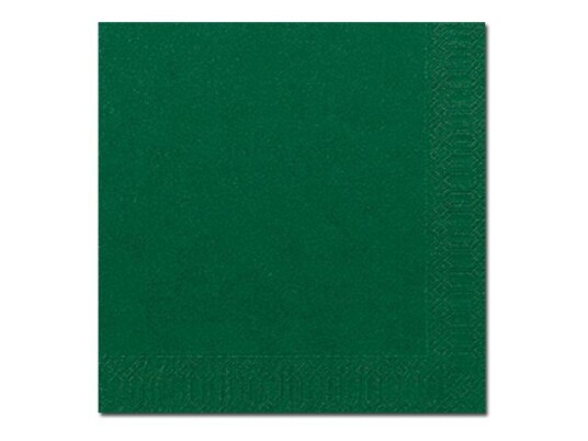 Duni Serviett Størrelse 33 X 33 Cm Avhendbar Mørk Grønn En Pakke 125