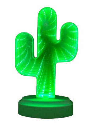 LED-lampe Kaktus, Grønn