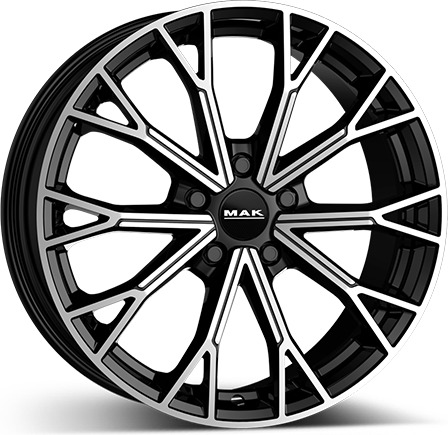 MAK Asphalt blk/pol 9.5 x 20 CB66,50 ET39 5/130 9.5 x 20