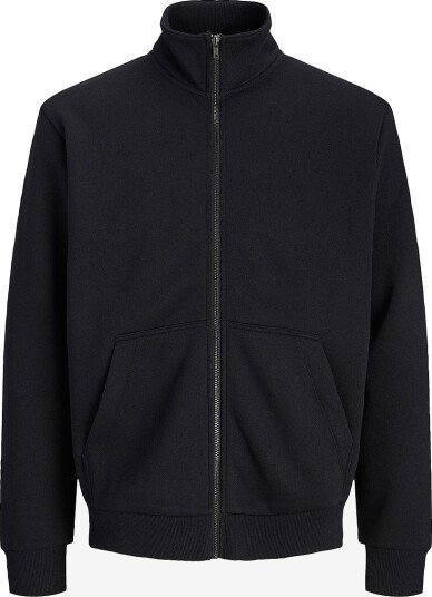 Jack & Jones Collegegenser Jjebradley Sweat Zip Hn Svart