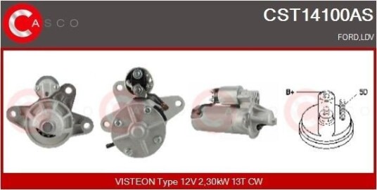 CASCO CST14100AS Starter CASCO CST14100AS Starter