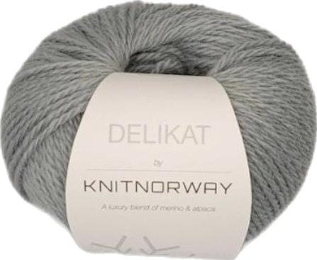 Knit Norway Delikat Garn Light Grey 512 50 g