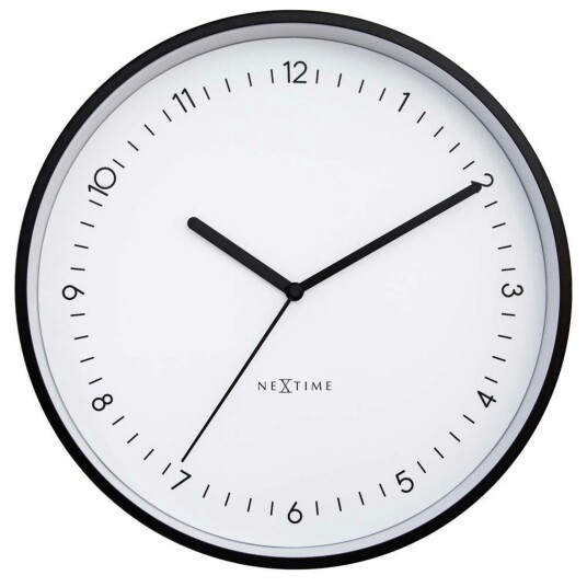 Nextime Berlin Veggklokke Ø30 cm Hvit Nextime Berlin Veggklokke Ø30 cm Hvit