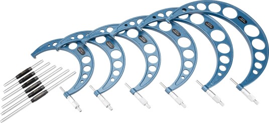 Dasqua 509499 Mikrometersett 150-300 mm 6 Deler Dasqua 509499 Mikrometersett 150-300 mm 6 Deler