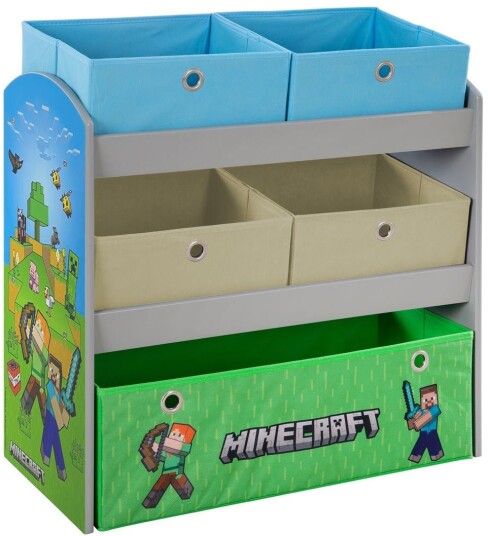 Minecraft Oppbevaringshylle med Oppbevaringskasser Minecraft Oppbevaringshylle med Oppbevaringskasser