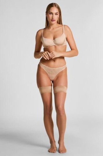 Hunkemöller Stay ups 15 Denier Second Skin Beige