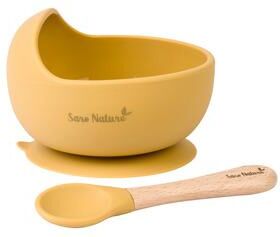 SARO BABY Nordic Wave Spisesett   Mustard   1 stk.