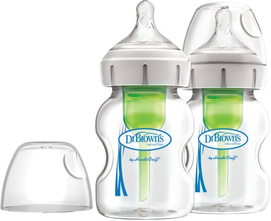 Dr. Brown's Option+ Bred Hals Glass 150 ml 2-pack
