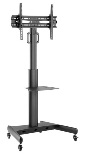 TECHLY TV Wagen für LCD LED TV 32"-65", mit Ablage