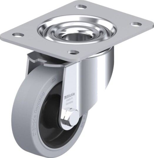 Blickle 851005 Lk-Poev 100Xr-3-Sg Dreiehjul, Hjuldiameter 100 Mm, Bæreevne Maks. 200 Kg, 1 Stk