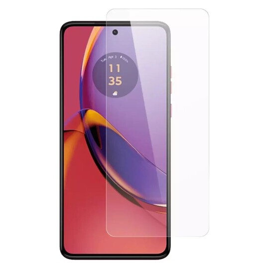 INCOVER Motorola Moto G84 Arc Edge Skjermbeskytter i Herdet Glass - Case Friendly - Gjennomsiktig