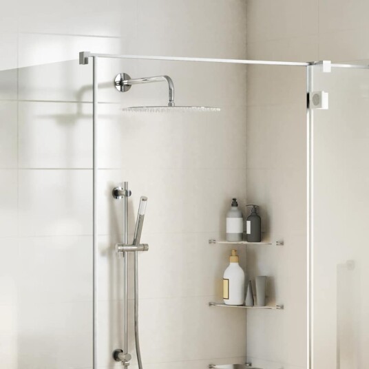 Regndusjhode rustfritt stål 304 40 cm rund
