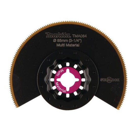 Makita 85 mm Starlock Segmentsagblad B-64973 for Tre og Metall Makita 85 mm Starlock Segmentsagblad B-64973 for Tre og Metall