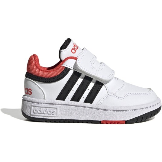 Adidas Originals Ftwr White/Core Black/Bright Red Hoops 3.0 Cf I Sneakers 26
