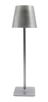 Oppladbar LED bordlampe Innendørs/utendørs Sølv berøringsdimbar CCT IP54 utendørs Dimbar : Dimbar Kulør CCT Varm til Kald Hvit Oppladbar LED bordlampe Innendørs/utendørs Sølv berøringsdimbar CCT IP54 utendørs Dimbar : Dimbar Kulør CCT Varm til Kald Hvit