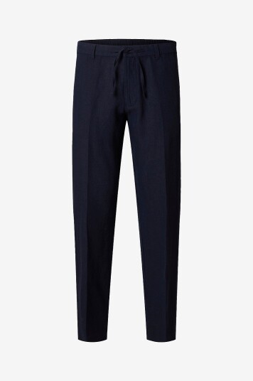 Selected Men Linbukser Slh196 Straight Leroy Sun Pant Blå Selected Men Linbukser Slh196 Straight Leroy Sun Pant Blå