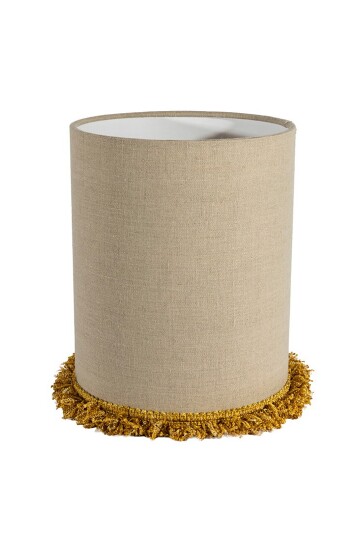 Alde & Lind Sylinder D24 Lin frans Beige Alde & Lind Sylinder D24 Lin frans Beige