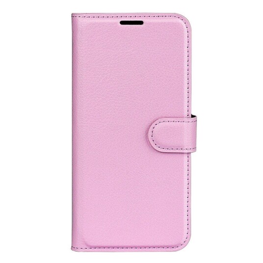 INCOVER Samsung Galaxy A14 (5G) PU Litchi Skin Flip Deksel med Lommebok - Rosa