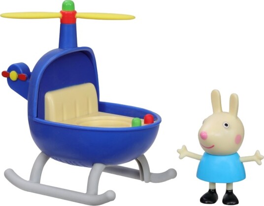 Peppa Gris helikopter med Katrine Kanin figur