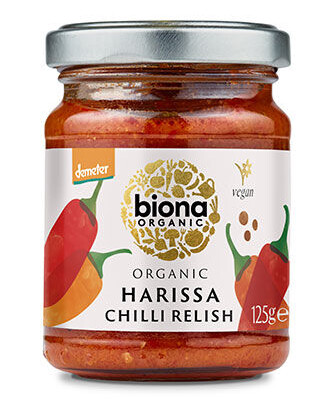 Biona Harissa chili Relish Ø Demeter - 125 g Biona Harissa chili Relish Ø Demeter - 125 g