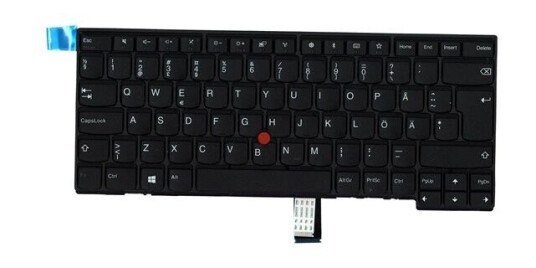 Lenovo Chicony - Brbart tastatur - til utskifting - Finsk - Svart