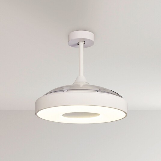 Coin LED takvifte hvit stillegående DC CCT – Mantra Mantra Iluminación Coin dimmbar Hvit Stue Plast Moderne 48 Hvit