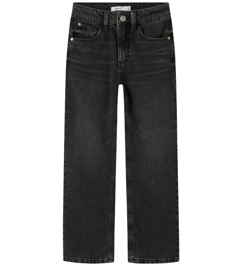 Name It Black Denim Nkfrose Hw Straight Jeans 9222-Rm Noos 146