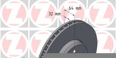 ZIMMERMANN 400.5585.30 Bremseskive