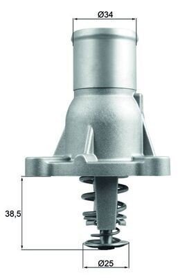 Termostat MAHLE ORIGINAL TI 260 92