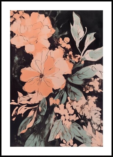 Petals in Moonlight Plakat Plakat / 50x70cm