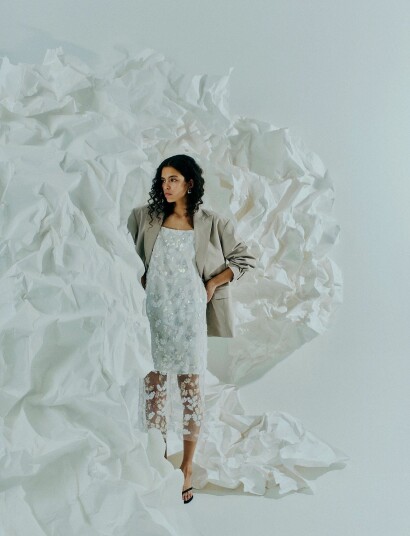 Copenhagen Muse Cmzia Dress   Cream   L