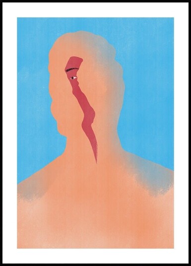 Hidden Gaze Plakat Plakat / 30x30cm