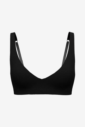 Calida Myk BH Soft Bra Sleek Skin Svart
