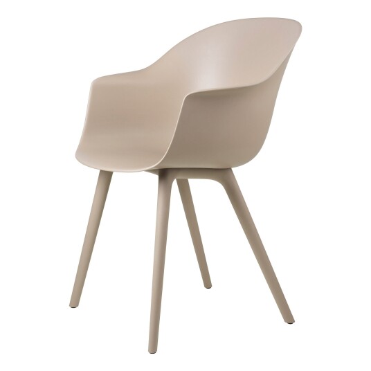Gubi Bat Dining Chair Outdoor New Beige