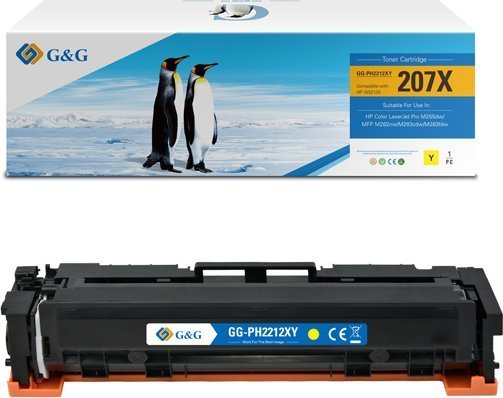 Toner G&G Gul Erstatning 207X Nt-Ph2212xy