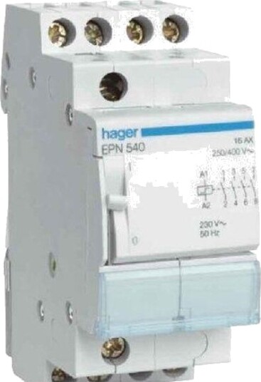 Hager Latching relay 4no 230v (3250612369454)