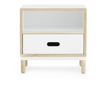 Kabino nattbord – Hvit