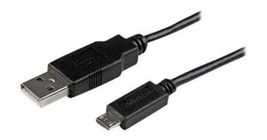 StarTech 1m Slim USB 2.0 A til Micro-B Kabel Svart for Lading og Synkronisering StarTech 1m Slim USB 2.0 A til Micro-B Kabel Svart for Lading og Synkronisering