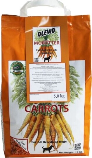 Olewo Gulrotpellets For Hund (5 kg) Olewo Gulrotpellets For Hund (5 kg)