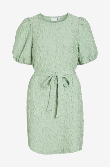 Vila Kjole viSophia O neck S/S Dress Grønn Vila Kjole viSophia O neck S/S Dress Grønn