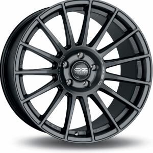 OZ Superturismo Dakar Matt Black Silver Lettering 9x21 5x120 ET35 B79