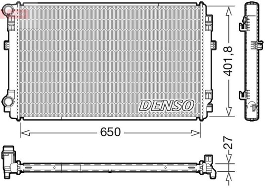 Radiator DENSO DRM32048 Radiator DENSO DRM32048