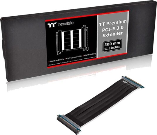Thermaltake Premium PCI-e 3.0 X16 Riserkabel 300mm Thermaltake Premium PCI-e 3.0 X16 Riserkabel 300mm