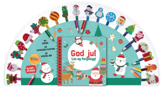 God jul!  les og fargelegg!