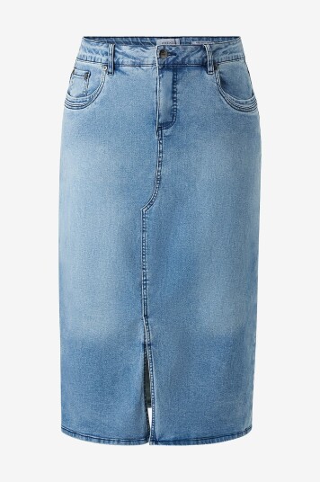 Zhenzi - Denim skjørt Fay 592 - Blå